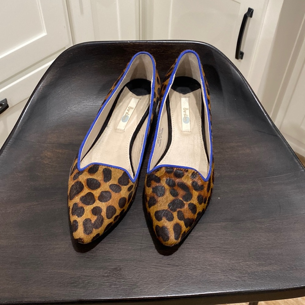 Boden animal print kitten heels